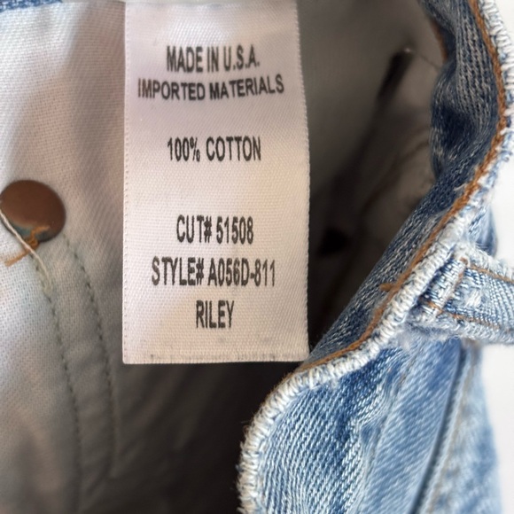 Agolde Riley high rise straight crop Jean size 25 - Picture 5 of 6